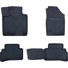 Opel Mokka 2021 ve Sonrası 4d Premium Havuzlu Oto Paspas - Karbon Desenli