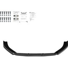 Audi Rs3 8V Sportback Makyajlı 2017-2019 Uyumlu Ön Lip Version 2 – Sportif Tampon Altı Eklenti