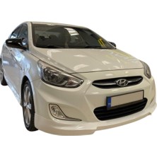 🚗 Hyundai Accent Blue Uyumlu Rieger Ön Ek | Sportif Tasarım | Dayanıklı Plastik | Boyasız