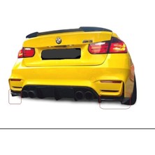 Bmw F30 Vorsteiner M3 Sağ Sol Arka Flap Parlak Siyah (Plastik)