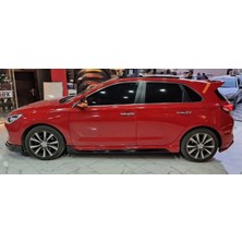 Hyundai I30 Yan Marşpiyel Seti Plastik Mat Siyah 2017 2018 2019 2020