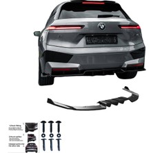 Bmw Ix M-Pack I20 2021 ve Sonrası Uyumlu Arka Orta Difüzör (2 Parça)
