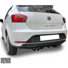 🚗 Seat Ibiza Çift Çıkışlı Difüzör Plastik ⚡ Sportif & Dayanıklı Tasarım