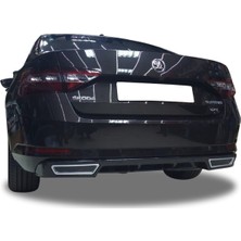 Skoda Superb Uyumlu Egzoz Görünümlü Difüzör (Plastik) ⚡ Şık ve Dayanıklı!