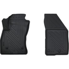 Fiat Doblo Panelvan 2010-2015 4d Premium Havuzlu Oto Paspas - Karbon Desenli