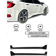 🚗 Honda Civic Fc5 Sedan Turbo (2015-2020) Uyumlu Yan Marşpiyel Seti Plastik ⚡ | Boyasız