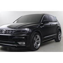 🖤 Vw Tiguan Mk2 R-Line 2015–2020 Marşpiyel Altı Lip Takımı 🚙 Yana Sportif Dokunuş!