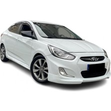 🚗 Hyundai Accent Blue 2011-2019 Uyumlu Ön Ek Plastik Koruyucu | Dayanıklı & Koruyucu | Boyasız