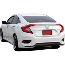 🚘 Honda Civic Fc5 Turbo Arka Flap (Plastik) – Dayanıklı Abs Malzeme, Sportif ve Estetik Tasarım