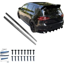 Vw Golf Mk7 Gtı 2013-2016 Uyumlu Marşpiyel Altı Lip (2 Parça) – Dinamik ve Şık Tasarım