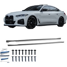 Bmw 4 Series G26 Grand Coupe M-Pack / M440I / I4 (2020 ) Marşpiyel Altı Lip (2 Parça)