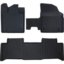 Togg T10X 2023 ve Sonrası 4d Premium Havuzlu Oto Paspas - Karbon Desenli