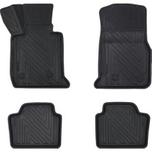 Bmw 3 Serisi E36 1990-2000 4d Premium Havuzlu Oto Paspas - Karbon Desenli