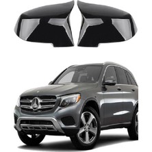 Mercedes Glc Serisi X253 Araca Özel Batman Yarasa Ayna Kapağı Pianoblack
