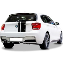 Bmw 1 Serisi F20 2012 - 2015 M Performance Arka Tampon Eki - Difüzör (Plastik)