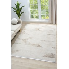 Vitali Home Knidos Bej Halı Yumuşak Dokulu Akrilik Halı Oturma Odası Salon Yatak Odası Halısı 14108A 80 x 150