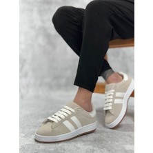 ET0235 Iki Çizgili Taş Gri Erkek Günlük Ayakkabı