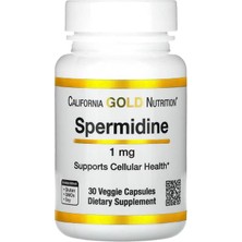 California Gold Nutrition California Gold Nutrition, Spermidine 1 Mg 30 Veg Kapsül