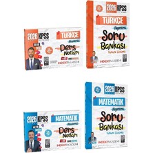 Indeks Akademi 2026 Kpss Türkçe + Matematik Video Ders Notları + Soru Bankası 4 Lü Set