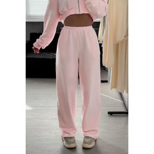 Madmext Pembe Barrel Fit Kadın Eşofman Altı MG2553