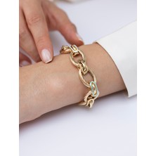 Cetaş Zincir Işıltısı 14 Ayar Altın Bileklik