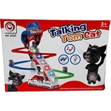 Dön Dolaş Merdiven Çıkan Kaydıraktan Kayan Tom Kedi