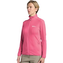 Jack Wolfskin Kolbenberg Fz Kadın Pembe Polar Ceket