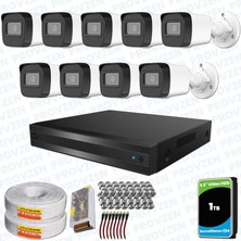 Provzen Hikvision Rv 9 Kameralı Full Hd Geniş Açı Güvenlik Kamerası 1tb
