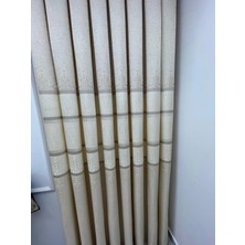 Nivemeshome  FT672069 V-115  Funda Krem  1/3 Sık Pileli Fon Perde Apm