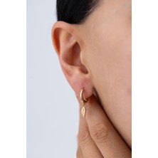 Kanat Işıltısı 14 Ayar Altın Küpe