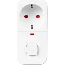 Isıya Duyarlı Devre ve Akım Korumalı Duvar Tekli Anahtarlı Priz Fiş 16A/250V 750