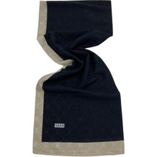Koza Şal Siyah Monogram Desenli 1050800-915