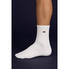 Penye 6 Lı Paket Erkek Spor Çorap Beyaz Renk