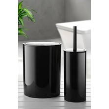 Primanova PRİMANOVA FLORES 2Lİ BANYO SETİ SİYAH M-SAS18-06