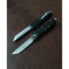 Alsepeteavm Ultratech Siyah Tanto Alüminyum Kasa D2 Çelik Kamp Çakısı