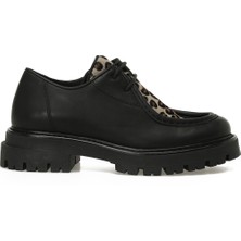 Nine West Lucında 5pr Leopar Kadın Oxford Ayakkabı