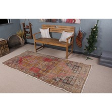 Kayra Export El Yapımı Halı, Anadolu Halı, Kırmızı Ev Dekoru Halı, 112X237 cm Oturma Odası Halı