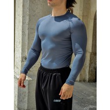 Liber Basic Uzun Kollu Compression T-Shirt (Fume)