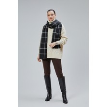 Kadın Yumuşak Dokulu Ekose Model Kışlık Şal