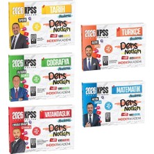 Indeks Akademi 2026 Kpss Genel Yetenek Genel Kültür Akademisi Video Ders Notları 5 Li Set