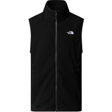 The North Face M Glacier Fleece Vest Erkek Outdoor Polar Yelek NF0A8DQNJK31 Siyah