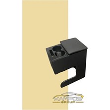 Carface Tofaş Şahin Çift Bardaklı Kol Dayama Krom Aksesuar MDF ve Deri ile Dayanıklı Tasarım