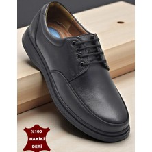 TAB430 Ortopedik Taban Hakiki Deri Erkek Ayakkabı Mevsimlik Baba Ayakkabısı