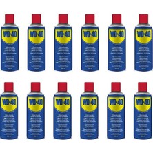 WD40 Pas Sökücü, Koruyucu, Yağlayıcı Sprey 200 ml (12 Adet)