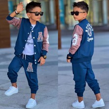 Erkek Çocuk Academy Kolej Nakışlı Takım 4-12 Yaş 12095