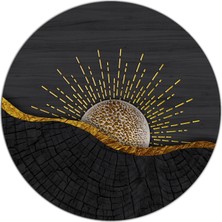 Cozy Co:temperli Cam Daire Tablo, Cam Tablo, Uv Baskı, CTT019