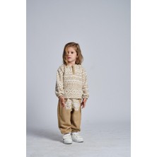 Etnik Desen Pantolon Kanguru Cep 2 Li Takım