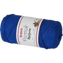 Pamuk Makrome Iplik 250 gr 240 Metre Koton (Renk Kodu: 601) Saks Mavisi
