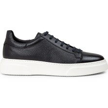 Deery Erkek Hakiki Deri Lacivert Sneaker Ayakkabı - M2501MLCVP02