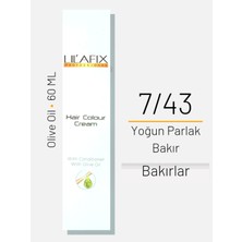 Lil'afix Saç Boyası No 7/43 Yoğun Parlak Bakır 60ML